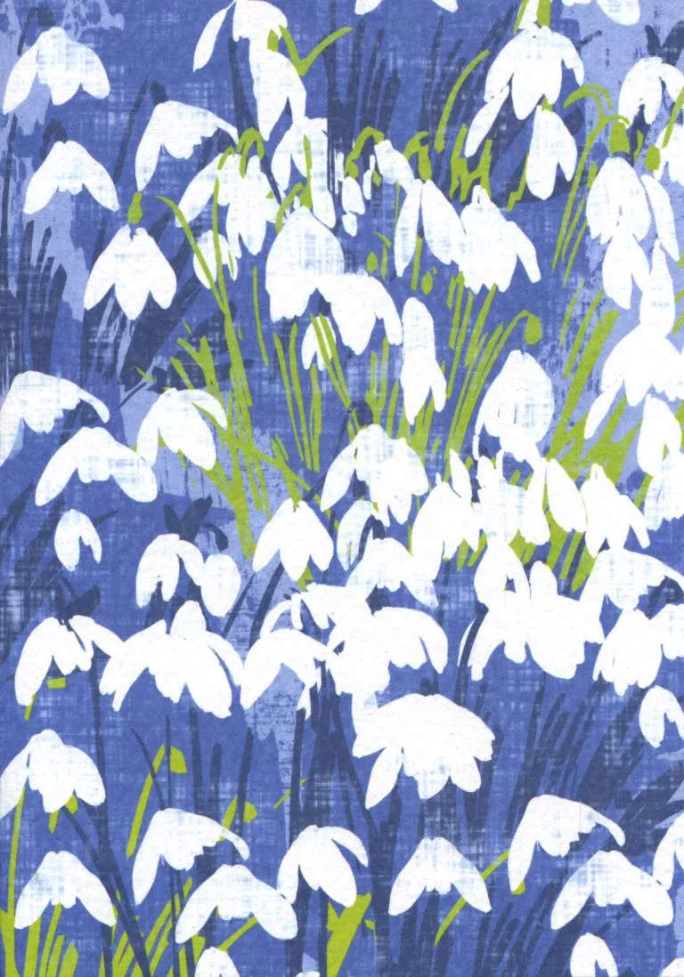 Snowdrops Sympathy Card