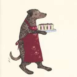 Biscuit Cake Greeting Card