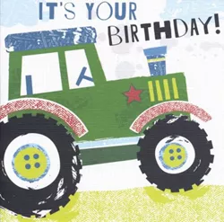 Tractor Birthday Card