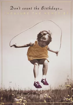 Treasure the Memories Birthday Card